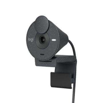 shumee Spletna kamera Logitech Brio 300, 2 MP, 1920 x 1080, USB-C, grafitna, 960-001436