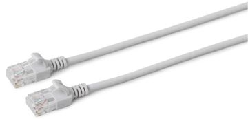 MicroConnect U/UTP CAT6A tanek 1,5 m, siv, V-UTP6A015-SLIM