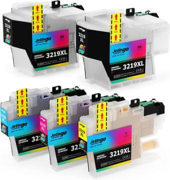 shumee 5x ČRNILO ZA BROTHER 3219XL 3217XL MFC-J5330DW MFC-J5335DW MFC-J5335DW