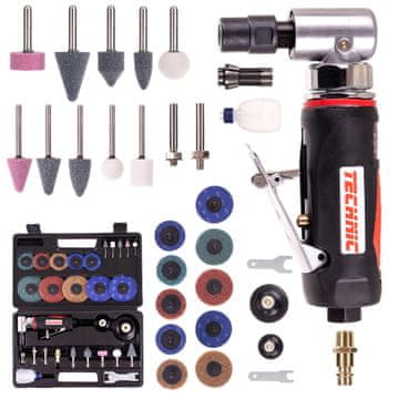 shumee PNEVMATSKI KOTNI BRUSILNIK ZA SENDVIČE, KOMPLET ZA BRUŠENJE 6+3 MM