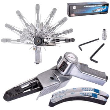 shumee PNEVMATSKI TRAČNI BRUSILNIK 20X520MM ZA BRUŠENJE KOVINE IN LESA ERGO