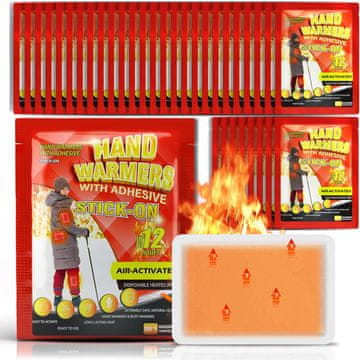 shumee 40x GRELNI OBLIŽI ZA TELO GRELNIKI OBLAČIL 12H TOPLOTA