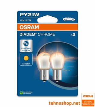 Osram ŽARNICA PY21W 7507DC-2BL DIADEM CHROME 12V BAU15s 2BL