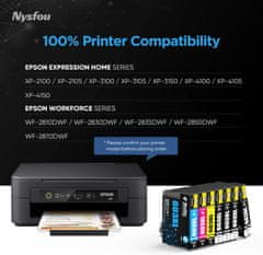 shumee 7x ČRNILO ZA EPSON 603XL XP-2100 XP-2105 XP-2150 WF-2810 WF-2822 WF-2820