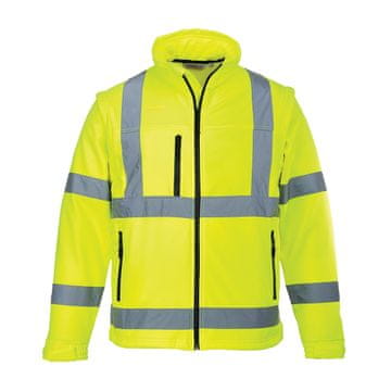 shumee Visoko vidna softshell jakna (3 sloji) - rumena 4XL