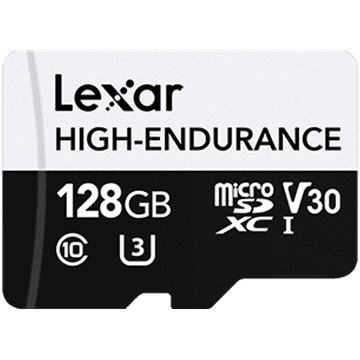 shumee Lexar 128GB visoko vzdržljive kartice UHS-I microSDHC/microSDXC, do 100 MB/s branje, 45 MB/s pisanje, C10 A1 V30 U3