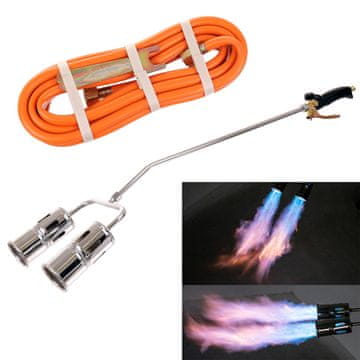 shumee Strešni gorilnik UP306 85 cm 2 šobi 60 mm + 5 m cev