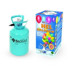 shumee Jeklenka s helijem 0,25 m3 in reduktor, za 30 balonov