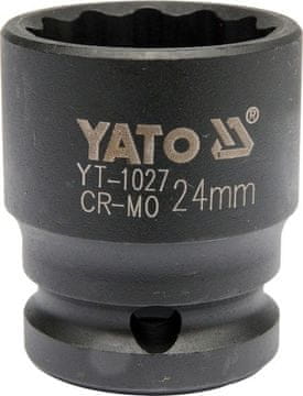 shumee YATO 12-KRATNI UDARNI NASTAVEK 1/2"" KRATKI ZA PESTO 24 mm