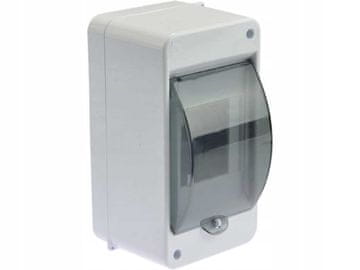 shumee 1x3 nadometna modularna razdelilna omarica z dimljenim steklom