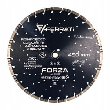 Diamantno rezilo Forza 450 mm