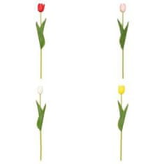 Atmosphera Umetna roža BELI TULIPAN višine 48 cm, iz plastike