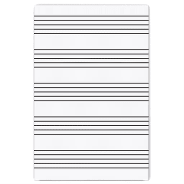 rocada BELA magnetna TABLA 150x100cm SkinBoard z notnim črtovjem NBT-6421MUS