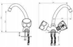 shumee EKO STOJEČA ARMATURA ZA KORITO
