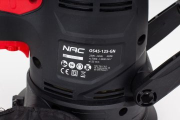 shumee NAC ekscentrični orbitalni brusilnik 125 mm 450 W OS45-125-GN