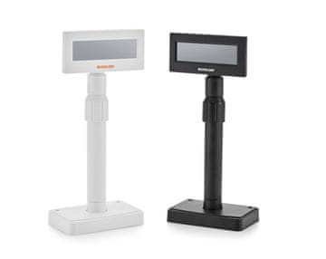 shumee Bixolon zaslon za stranke 2000AU, črne barve, BCD-2000AUG