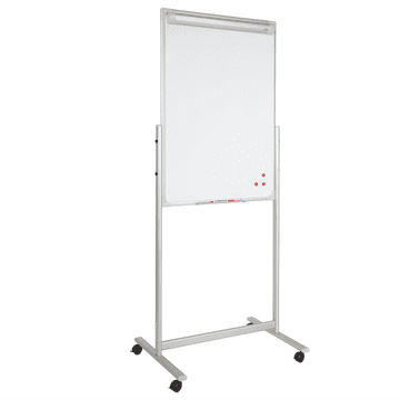 2x3 FlipChart 104x70cm Double obojestranski na kolesih TF14