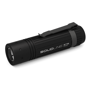 Led Lenser Ročna Svetilka Solidline ST6, Črna