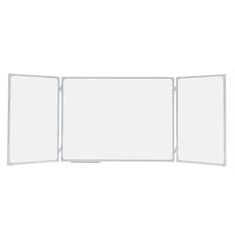 2x3 BELA magnetna TABLA 100x200cm – KRILNA z dvema polovicama TRS1020