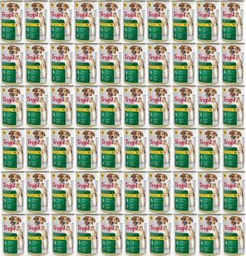 shumee TROPI mokra hrana za pse s perutnino v omaki 415 g x 60 kos PERUTNINA za pse