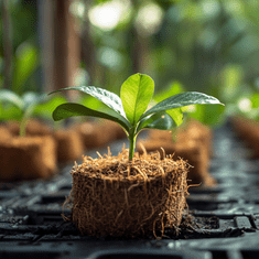 shumee BioCoco šotni substrat, kokosova vlakna, kokosova šota, 5 kg briketi brez folije za terarij