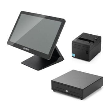 shumee POS komplet: Manta J6412 z Win10 + CA-PP-10000B + CA-CD330-480B, CA-PIB-302