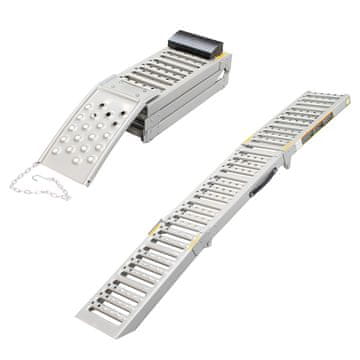 shumee ZLOŽLJIVA JEKLENA AVTO RAMPA 2 KOS 1600 KG