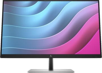 shumee Računalniški monitor HP serije E E24 G5, 23,8-palčni, Full HD LED, srebrn/črn, 6N6E9AA