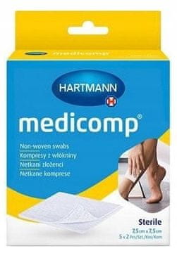 shumee HARTMANN Medicomp netkane obloge 7,5 x 7,5 cm 10 kosov