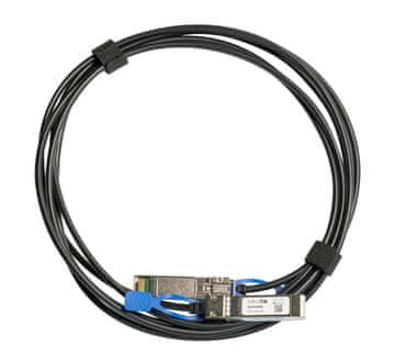 shumee MikroTik SFP/SFP+/SFP28 1/10/25G kabel, direktna povezava, 1 m, črn, 25 Gbit/s, XS+DA0001