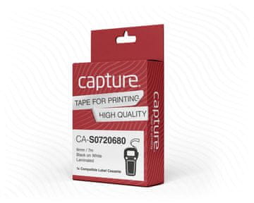 Capture Capture 9 mm x 7 m črno-bel trak, CA-S0720680