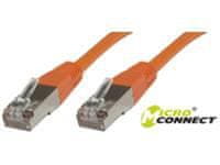 MicroConnect MicroConnect S/FTP CAT6 0,5 m oranžen LSZH