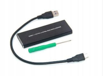 shumee CoreParts M.2 PCIe NVME na USB 3.0, MSUB8001