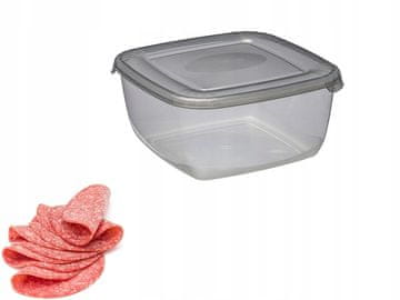 shumee Posoda za shranjevanje hrane Plast Team Polar 0,46 l siva