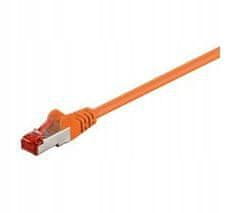 MicroConnect MicroConnect F/UTP CAT6 0,5 m oranžen PVC