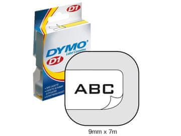 Dymo trak D1 črna na beli podlagi 9 mm x 7 m, 40913