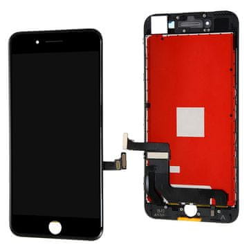 shumee LCD zaslon CoreParts za iPhone 7 Plus črne barve, z okvirjem in digitalizatorjem, vrhunska kakovost AUO, MOBX-IPC7GP-LCD-B