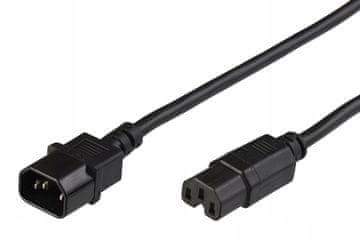 MicroConnect Podaljševalni kabel MicroConnect C14-C15 0,5 m
