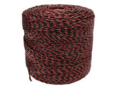 shumee Pletena vrvica za energizer 3mm, 3x0,20mm SS črno-oranžna 500m, Royal Farm