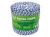 Pletena žica za električni polnilec 3mm, 2x0,20mm Cu, 4x0,20mm SS belo-modra 500m, Royal Farm