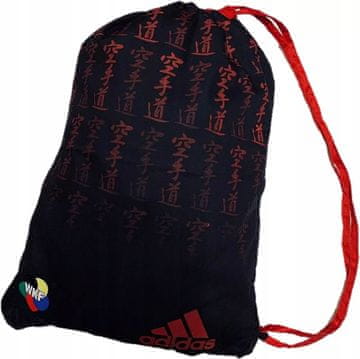 shumee Y4443 ADIDAS NAHRBTNIK WKF Approved Satin nahrbtnik črna/rdeča 60X40