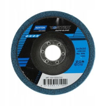 shumee NORTON RAPID VORTEX 5AM brusilni disk iz netkanega materiala 125 mm