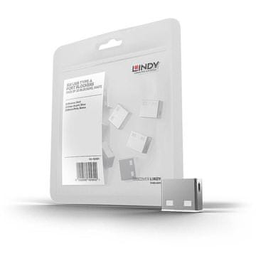Lindy Lindy komplet ključavnic za USB vrata, bel, 10-delni, brez ključa, 40464
