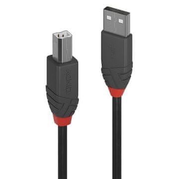 shumee Lindy USB 2.0 kabel tipa A do B 0,5 m Anthra Line RAX111, 36671