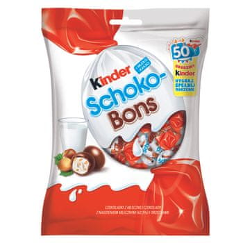 shumee KINDER SCHOKO-BONS, čokolade s polnilom 125g