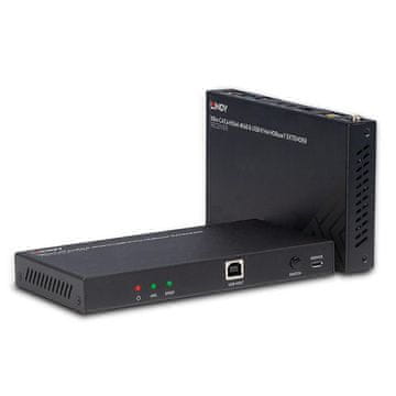 Lindy 100m Cat.6 HDMI 4K60 HDBaseT KVM podaljšek, 38343