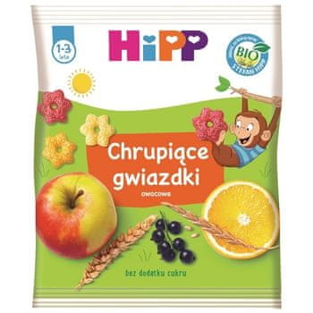 shumee HiPP BIO Hrustljave sadne zvezdice za malčke 1-3 leta 30 g