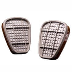 3M 3m 6051 ogljikovi filtri za polmaske serije 6000 7500 2 kosa.
