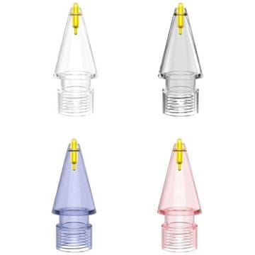 shumee 4smarts Lucid pisala za Apple Pencil 1. generacije/2. generacije/USB-C/Pro 4 kosi, večbarvna