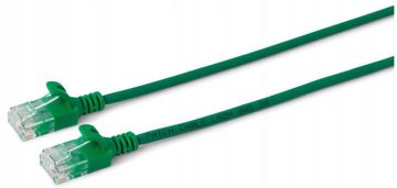 MicroConnect U/UTP CAT6A tanek 10m zelen, V-UTP6A10G-SLIM